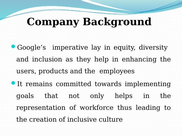 Impact of Workplace Diversity, Equity and Inclusion in Making Progress: A Case Study of Google_3