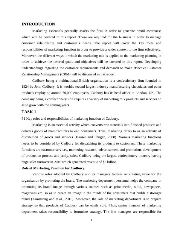 Report on Roles and Responsibilities of Marketing Function_3