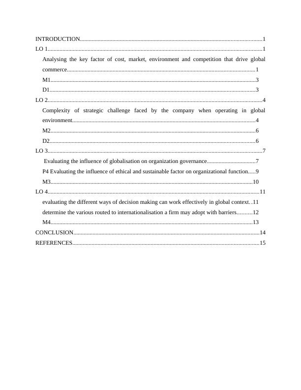 PDF Global Business Environment - Assignment_2
