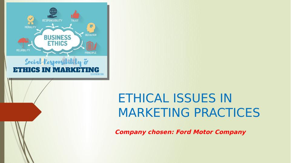 Assignment On Ethical Issues in Marketing Practices_1