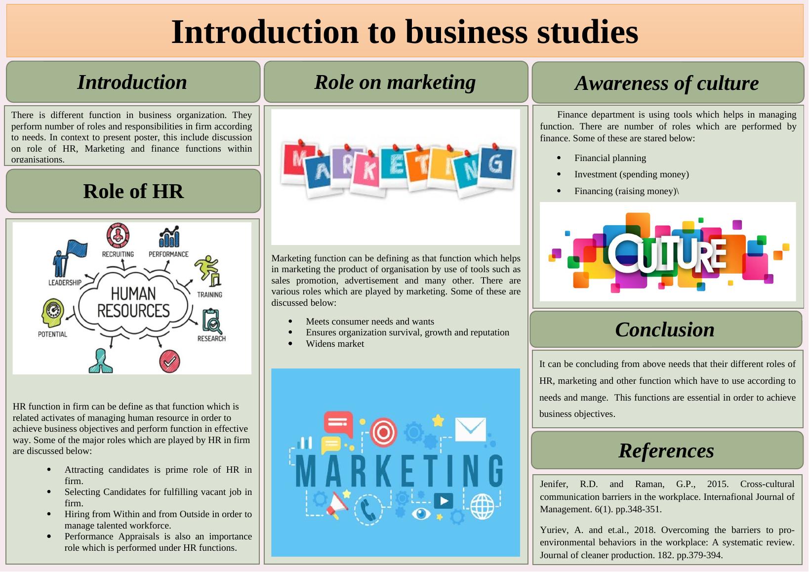 Introduction To Business Studies