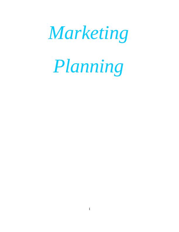 Report On Changing Trends In Marketing Planning Process|McDonald's_1