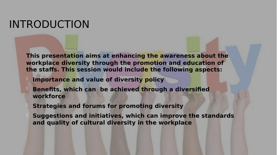 Managing diversity in workplace Assignment_2
