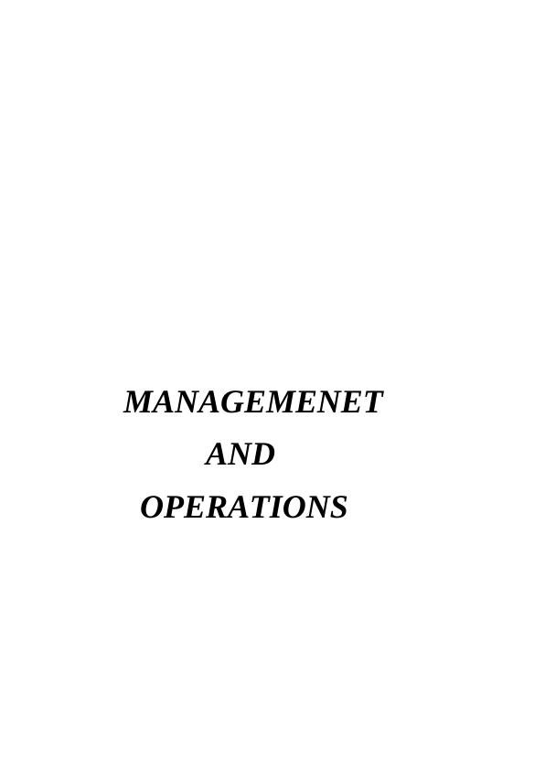 Role of Leaders and Managers in Operational Management at M&S Ltd_1
