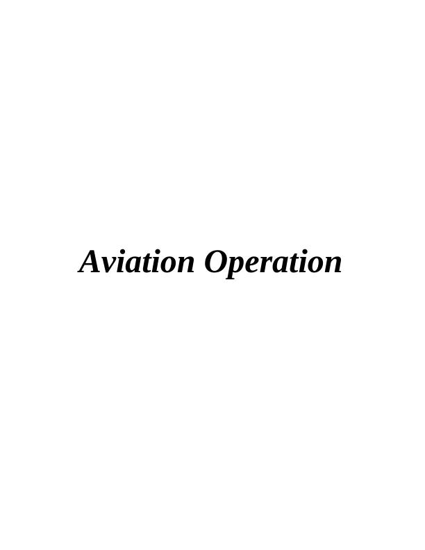 Analysis of Norwegian Aviation Industry_1