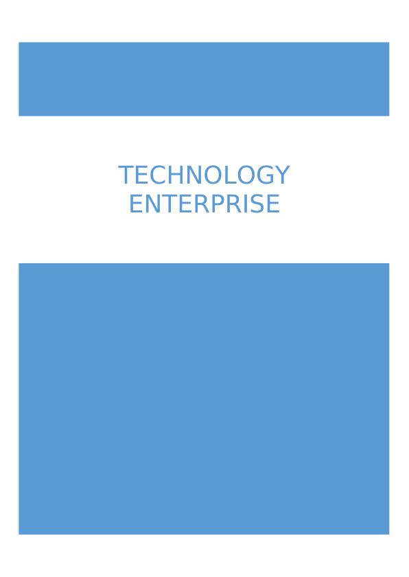 Technology Enterprise Assignment Report_1