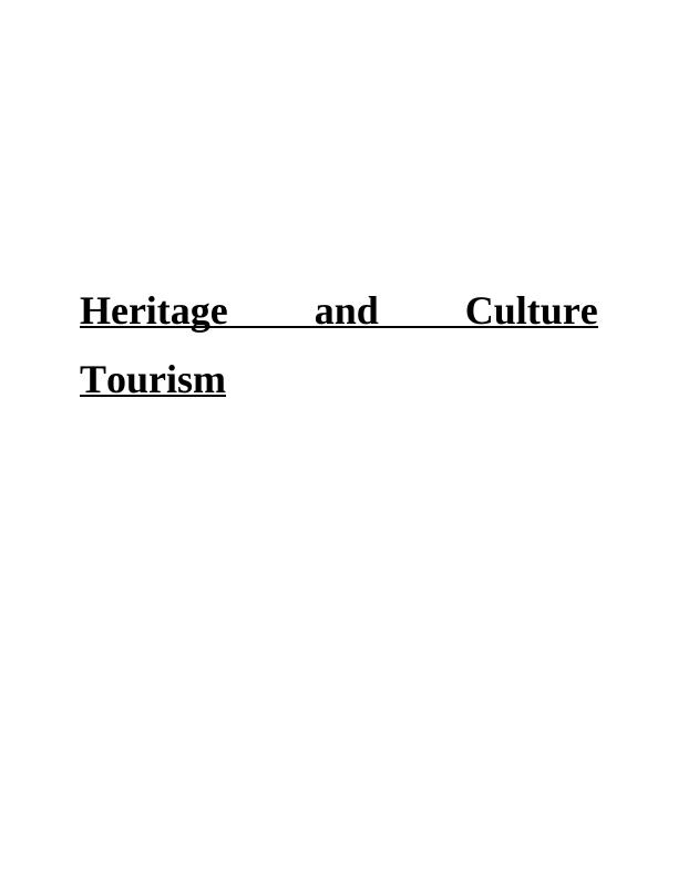 Report On Significance Of Heritage & Cultural Industry | Lhasa, Tibet_1