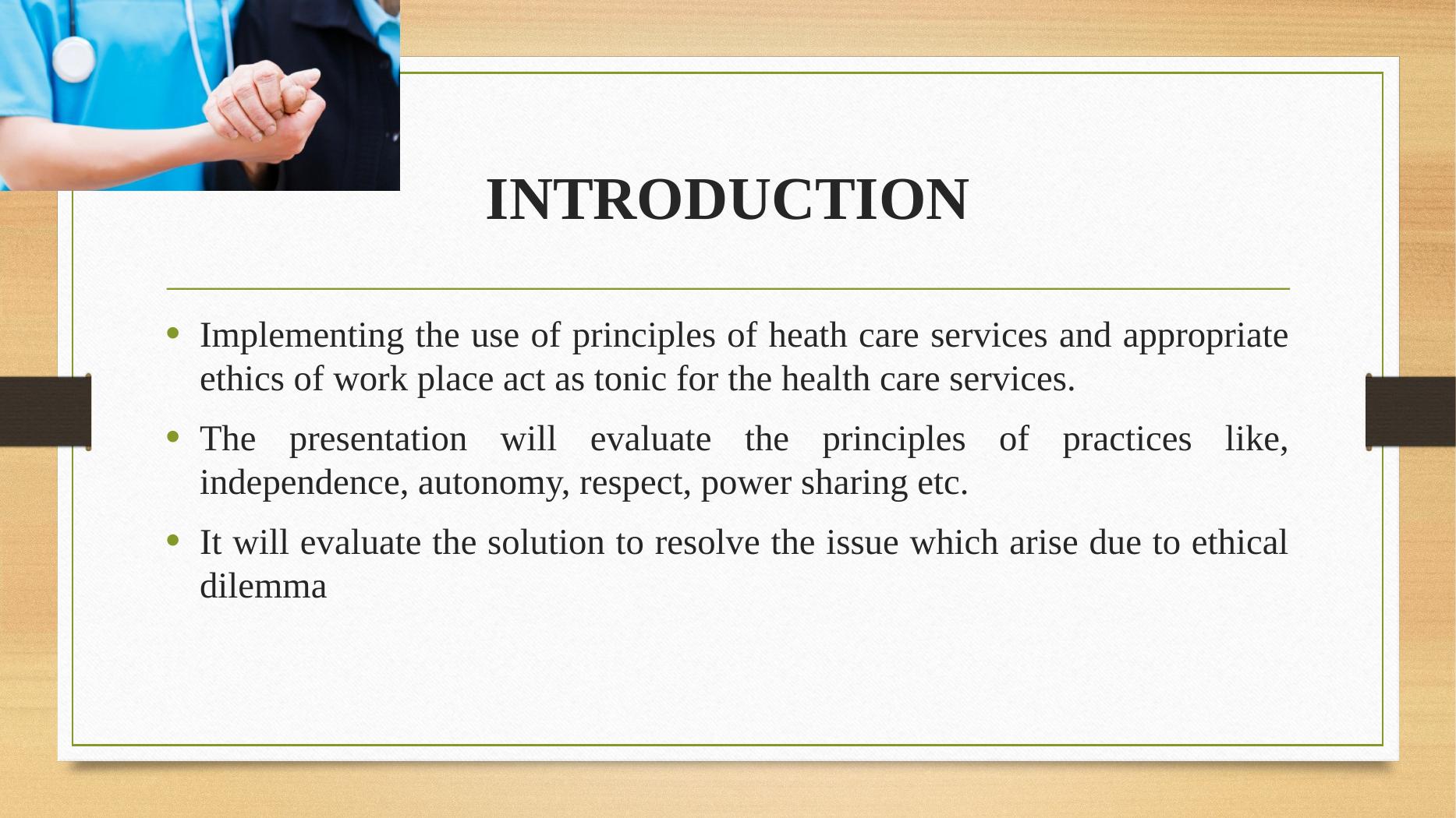 Principles of Health and Social Care Practices