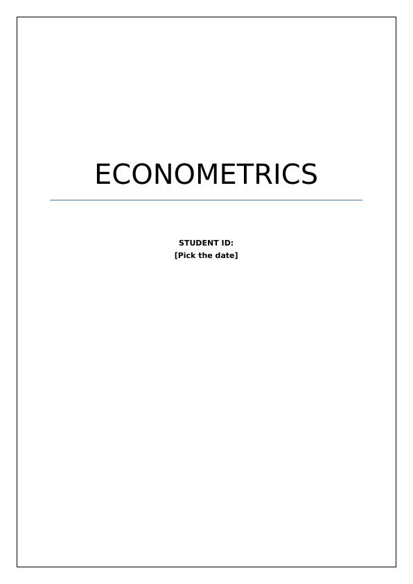 Econometrics Study Material_1