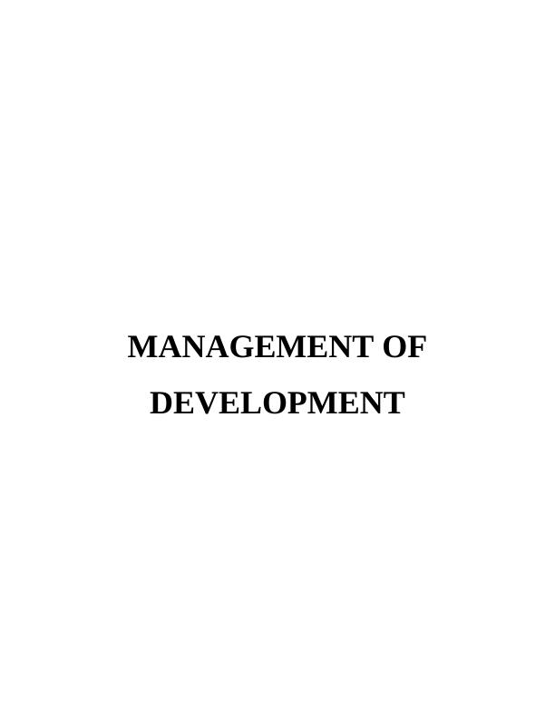 Management of Development: PDF_1