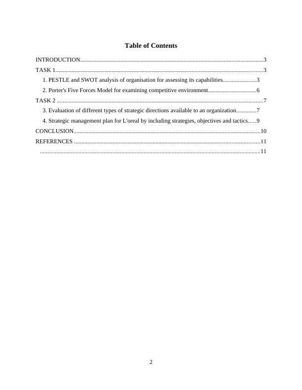 L'Oreal SWOT & PESTLE Analysis