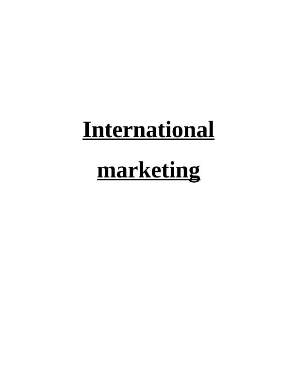 International Marketing INTRODUCTION 1 LO 11 P1 Key Concept and Scope of International Market_1