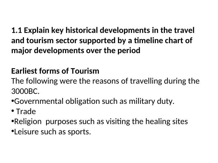 Key Historical Developments in the Travel and Tourism Sector_1