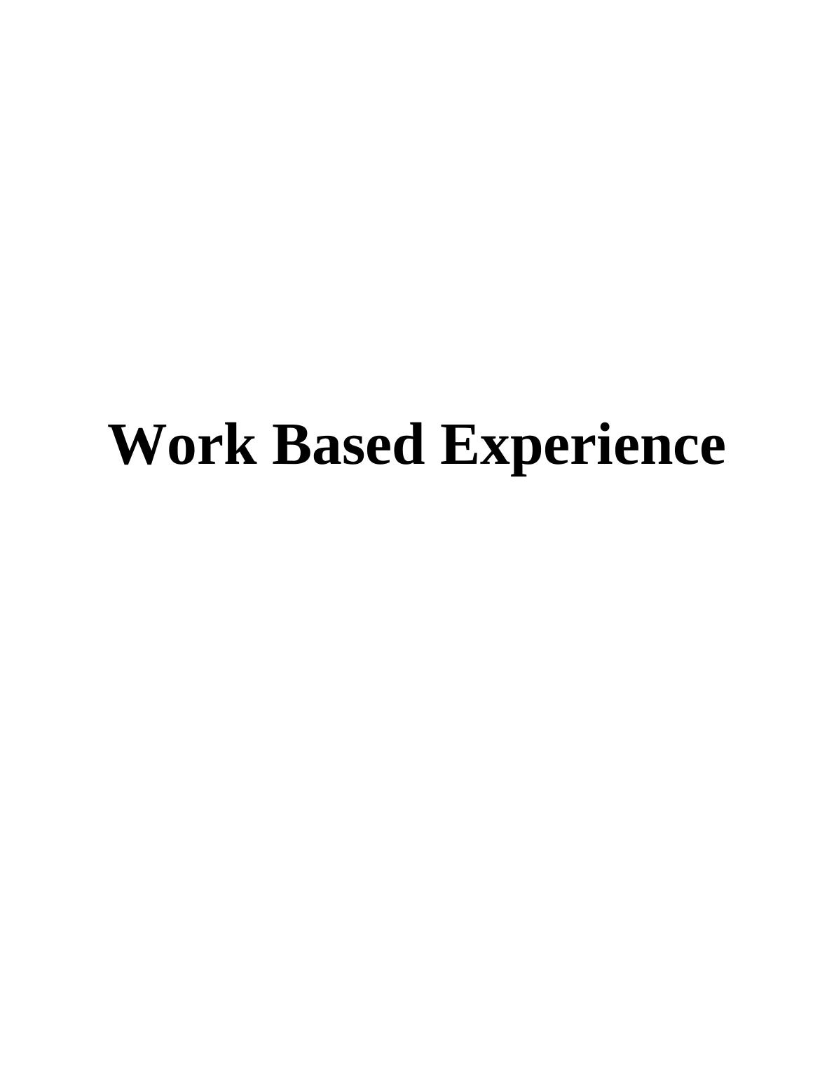 Work Based Experience- Doc_1