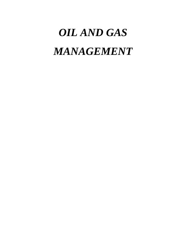 Report on Oil and Gas Management and Global Warming_1