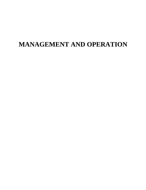 Unit 4 Management and Operations Assignment (DOC)_1