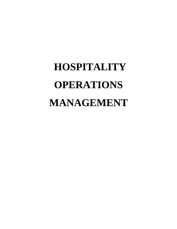Hospitality Operations Management PDF_1