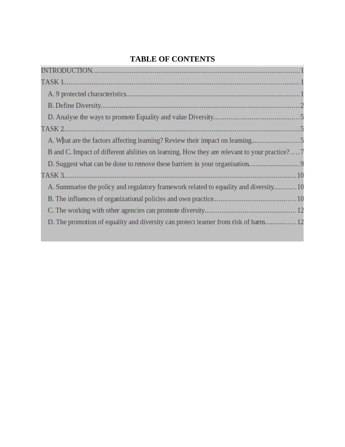 The Project TABLE OF CONTENTS INTRODUCTION_2