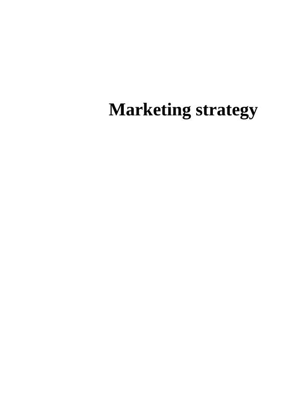 Marketing Strategy of Sainsbury_1