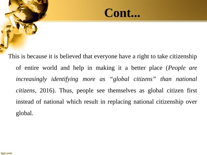 Should Global citizenship replace national identity?_5