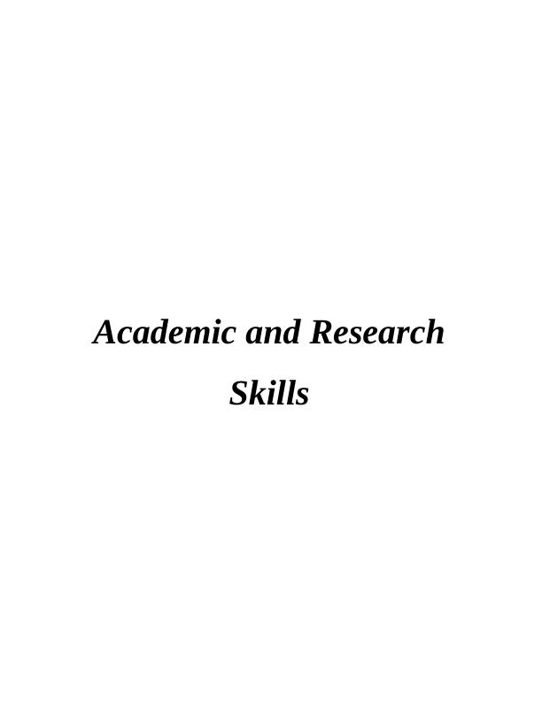 Assignment on  Academic and Research Skills_1