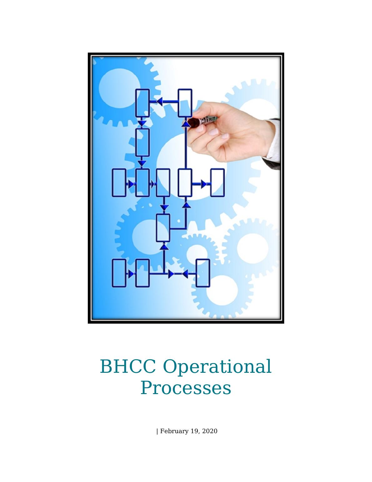 BHCC Operational Processes Report