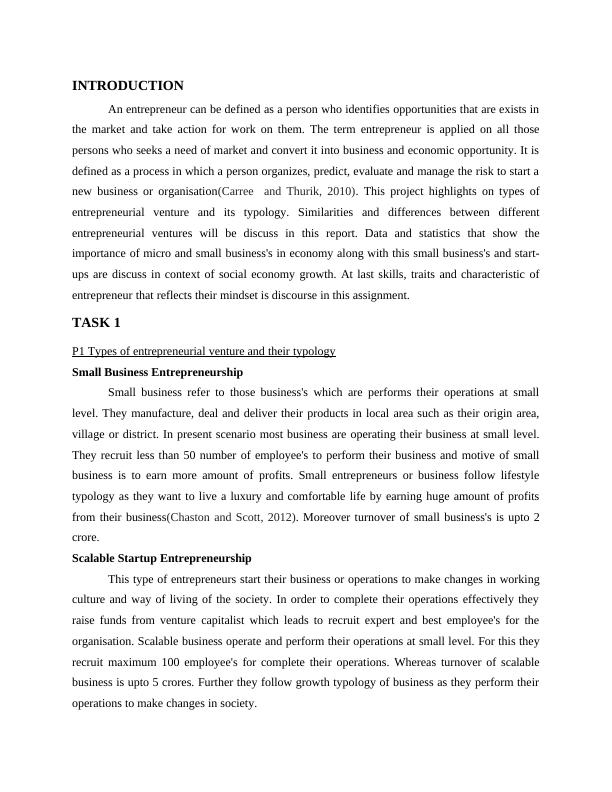 (Doc) Assignment: Entrepreneurship and Small Business Management_3