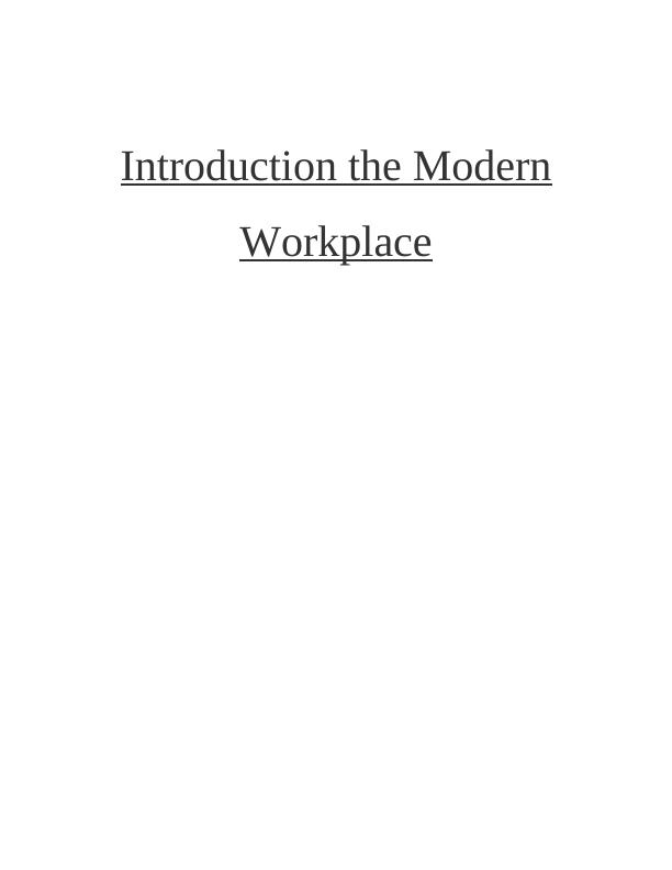 Introduction the Modern Workplace PDF_1
