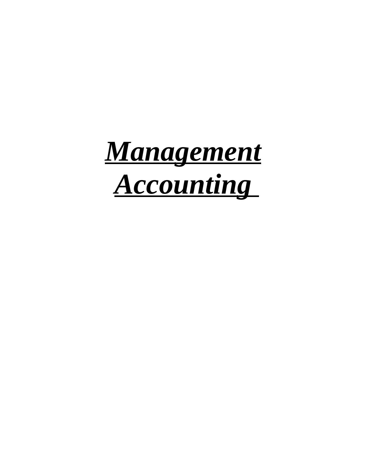 Management Accounting Process - Doc_1