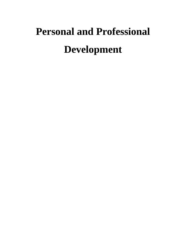 Personal and Professional Development - Docs_1