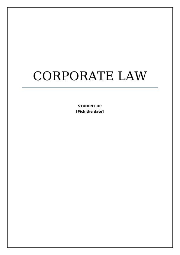 Corporate Law_1