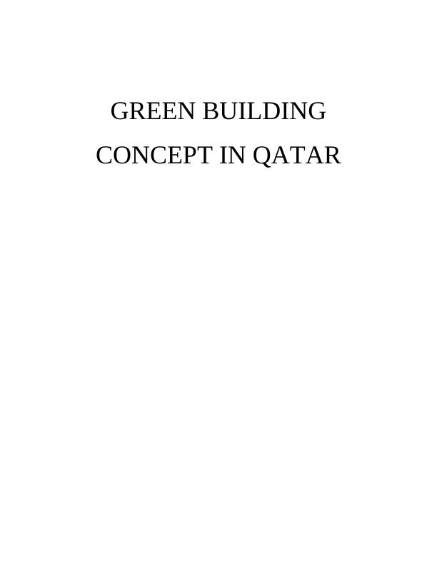 GREEN BUILDING CONCEPT IN QATAR_1