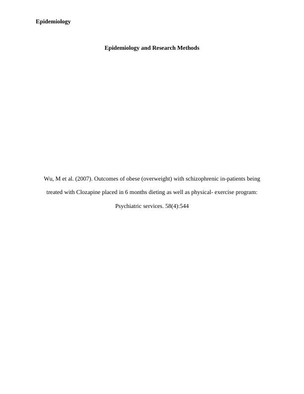 400417 - Epidemiology and Quantitative Methods_1
