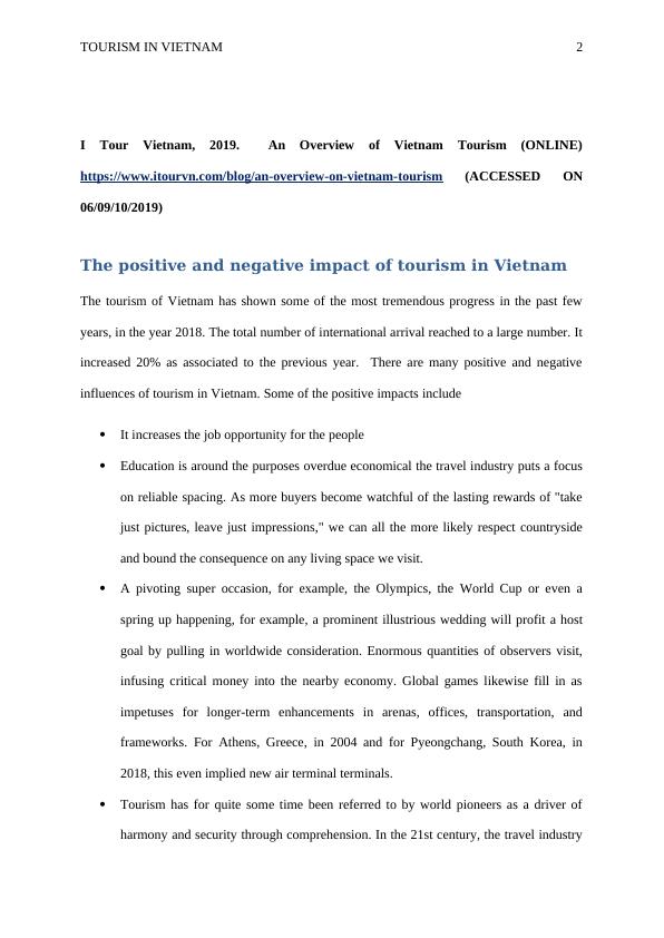 Analysis of Tourism in Vietnam_3