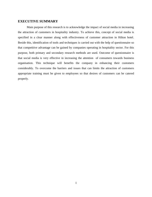 Research Paper on Hilton Hotel_3