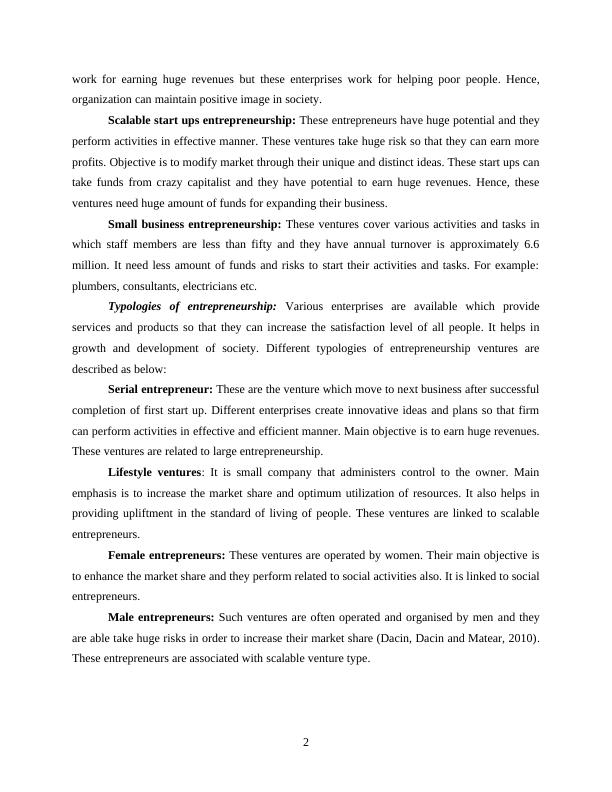 Entrepreneurship and Small Business Management Assignment :Joe Woods_4