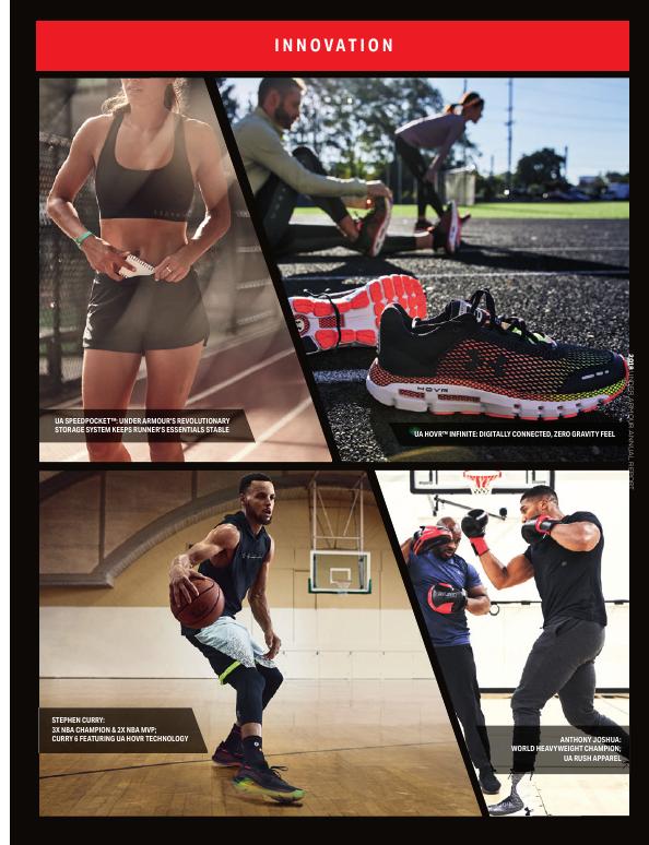 2018 Under Armour Annual Report Transformation & Innovation