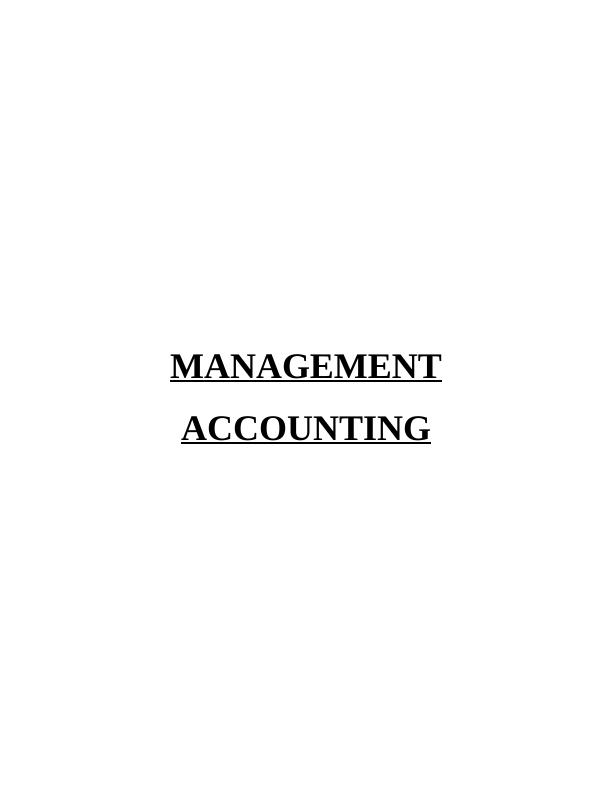 Assignment Management Accounting(MA)_1