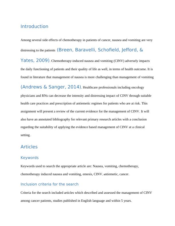 icd 10 code for chemotherapy induced nausea and vomiting