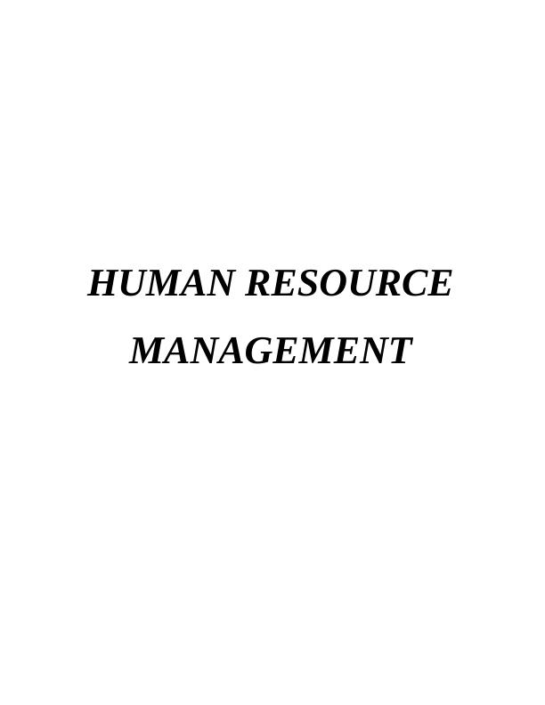 Human Resource Management of Vodafone_1