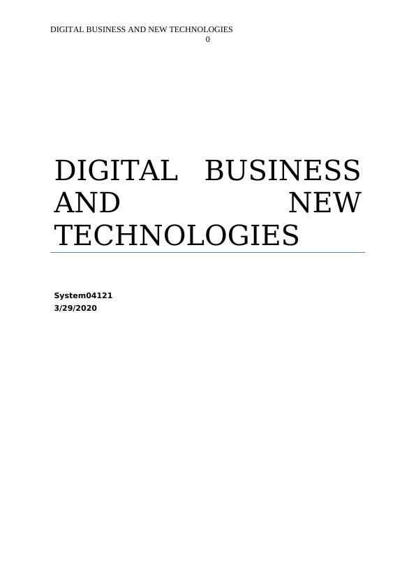 DIGITAL BUSINESS AND NEW TECHNOLOGIES_1