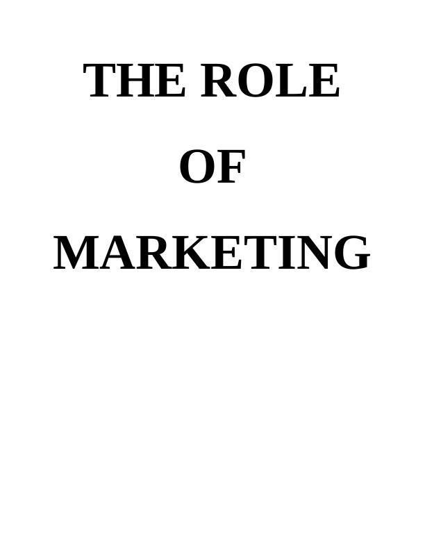 The Role of Marketing in Cadbury: Definition, Interrelationships, and Marketing Plan_1
