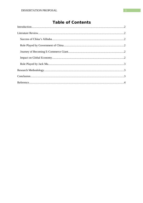 Dissertation Proposal Analysis Report_2