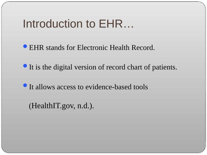 Importance of Electronic Health Record (EHR) in Healthcare System_2