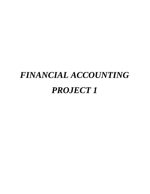 Financial Accounting Project_1