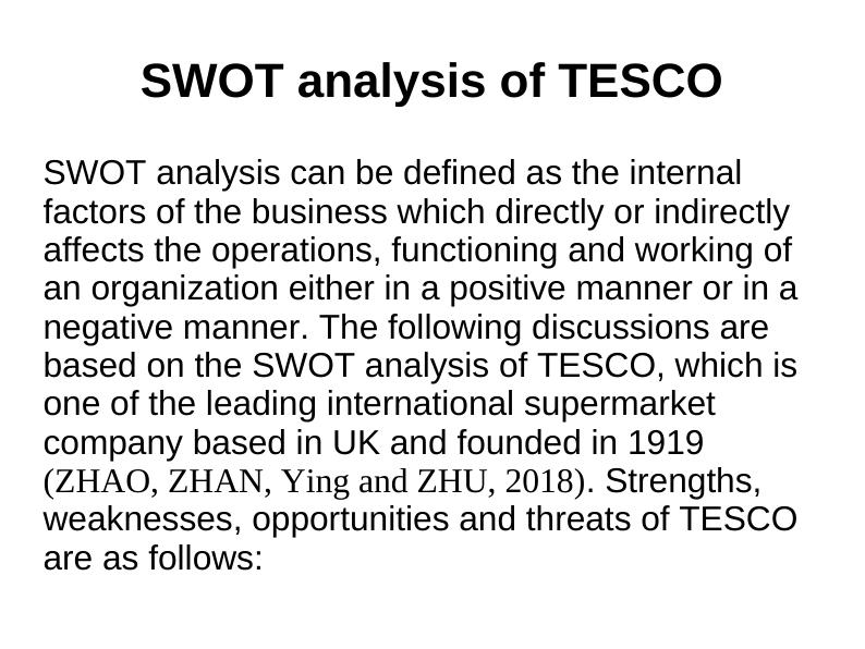 Current Trends in Supermarket Sector: TESCO Challenge_4