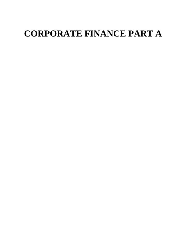Assignment on Corporate Finance (Pdf)_1