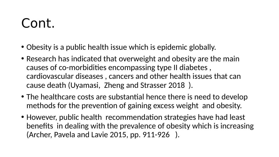 Understanding the Impact of Unhealthy Nutrition and Obesity: Global Epidemic and Prevention Strategies_3