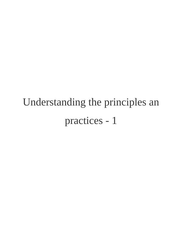 Understanding the principles an practices - 1_1