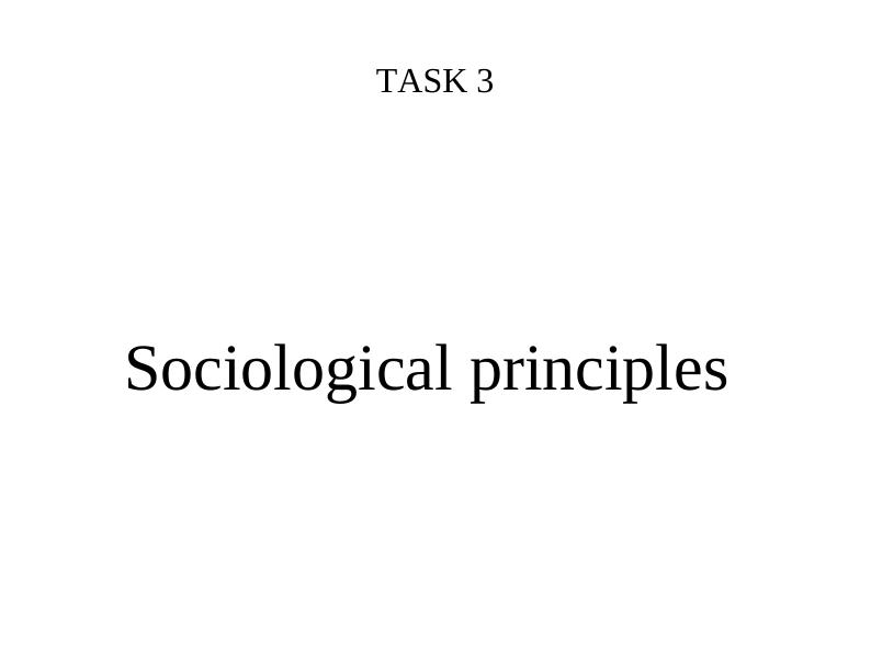 Sociological Principles of Health, Well Being, and Illness